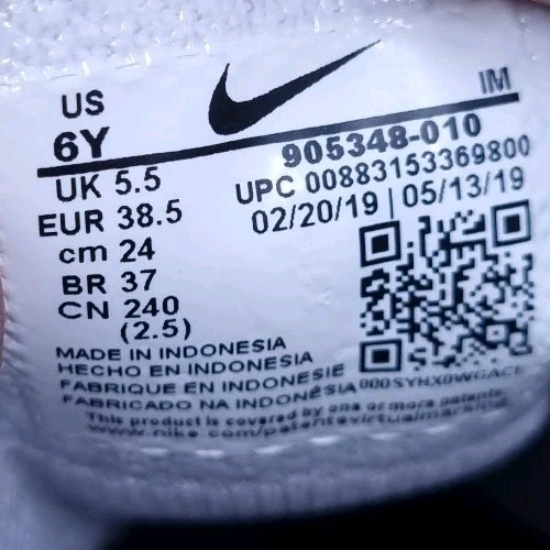 Nike Air Max 95 - UK Größe 5,5 - Turnschuhe Junior Sneaker Schuhe schwarz grau - Bild 11 von 11