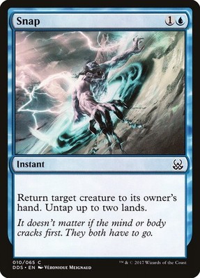 MTG Magic the Gathering Snap (10/72) DD Mind vs. Might LP