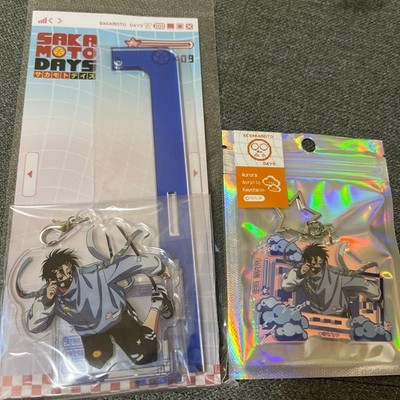 Sakamoto Days POP UP Shibuya 2025 Seba Acrylic Stand & Aurora Acrylic Keychain