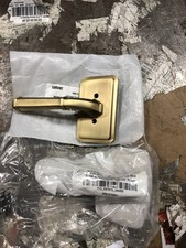 Signature Hardware 479335 Matteen Right Hand Solid Brass Door Lever - Antique Br