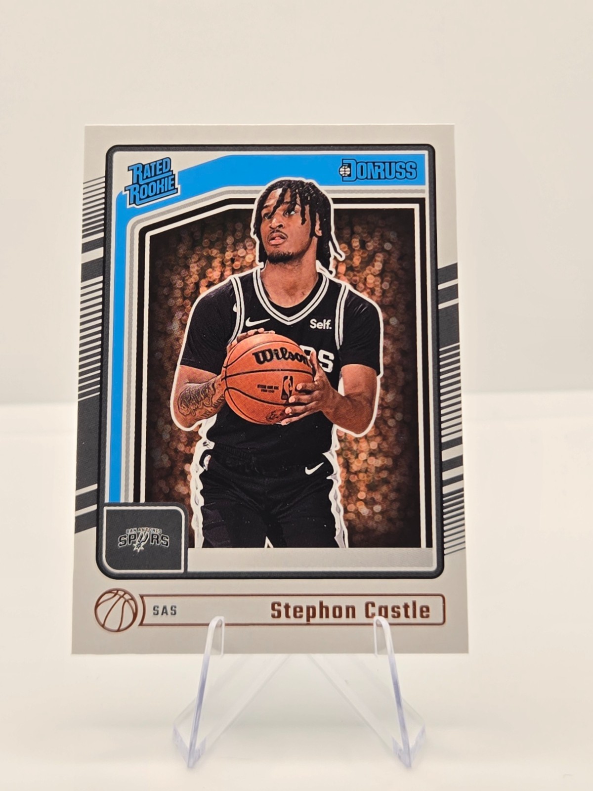 2024-25 Donruss Winter Rated Rookie #244 Stephon Castle RC San Antonio Spurs