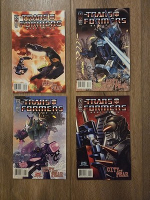 Transformers Best of UK City of Fear #2 #3 #4 #5 #2-5 Near Complete Set IDW