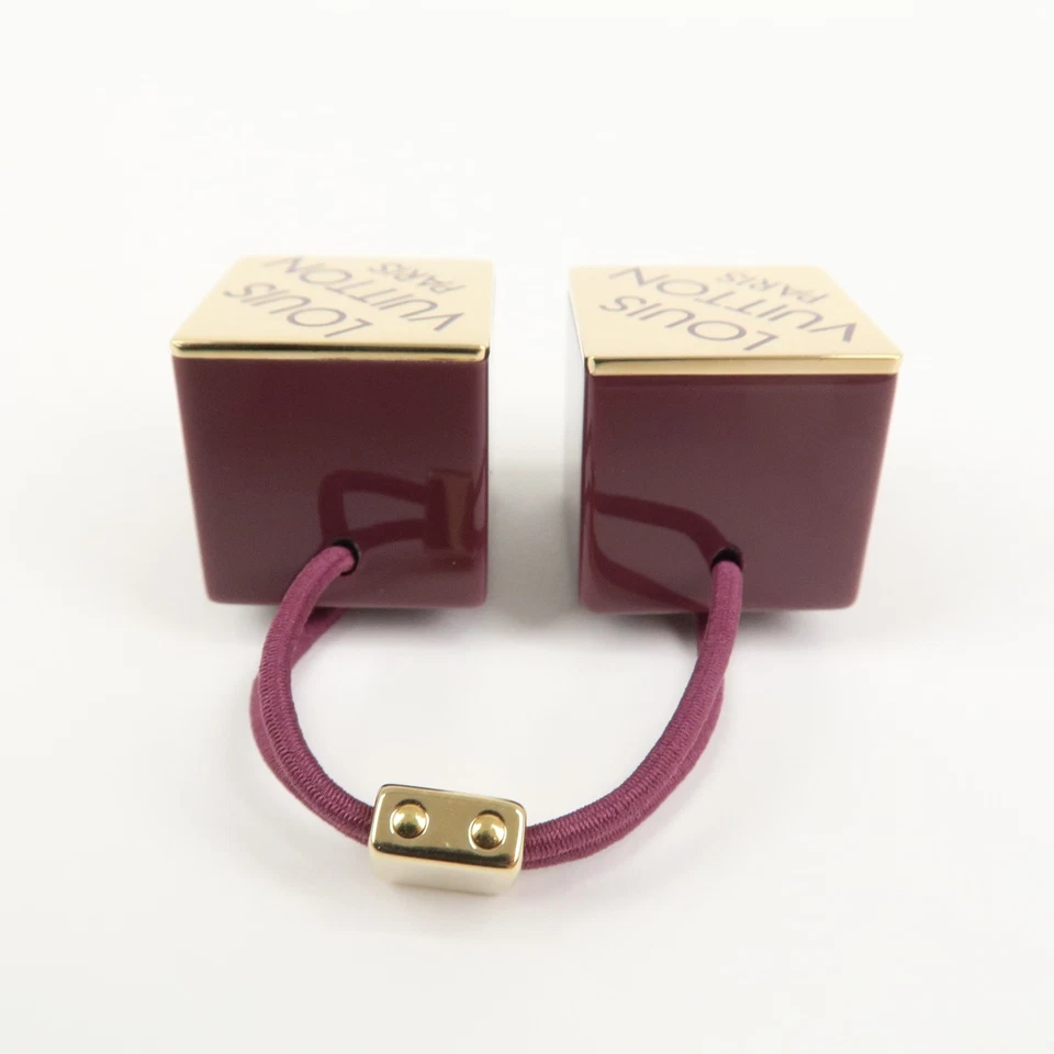 Louis Vuitton Hair Cube Plastic Hair Accessory Purple Authentic Used F/S - Изображение 2 из 4