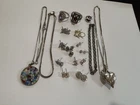 Mixed Lot of Vintage Sterling Silver Jewelry 36.74 Grams Scrap or Not