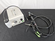 Olympus GIF N30 Fiber Gastroscope with GLK-4 light source and bottle