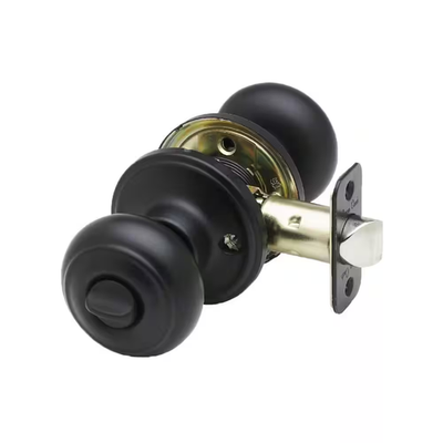 #ad Colonial Black Privacy Bed Bath Door Knob $11.16