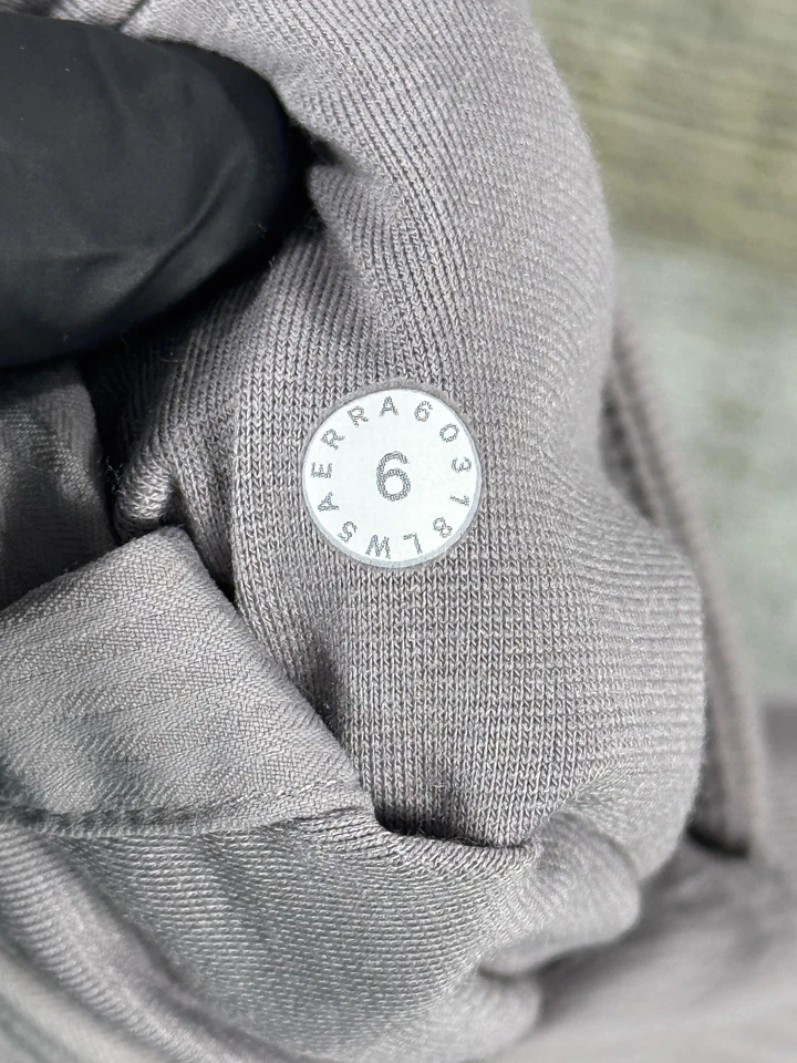 Pantalones Lululemon para mujer 6 grises con cordón pierna recta bolsillos deportivos elásticos Foto 3 de 4