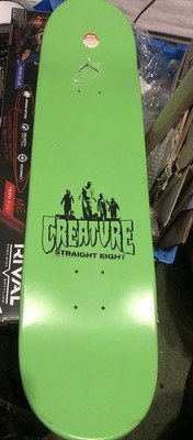 Creature Logo Straight Eight 8.25in x 31.8in Skateboard Deck (Walking Dead)