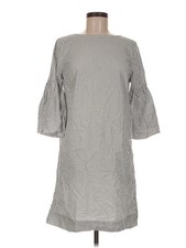 Chaps Women Gray Casual Dress M
