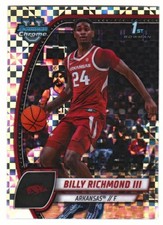 Billy Richmond III 2024-25 Bowman Chrome University Basketball 1st #10 X-Factor