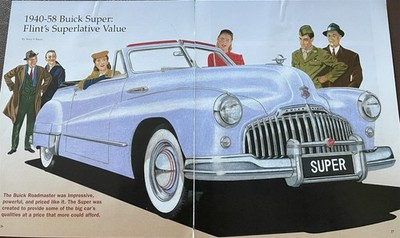 1940 1941 1947 1950-1953-1955-1958 BUICK SUPER 16 pg REVIEW