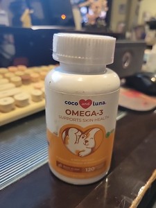 Omega 3 for Dogs - Fish Oil for Dogs - Skin and Coat - Dry Skin & Heart Support