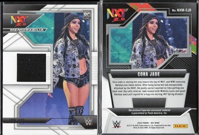 2022 Panini WWE NXT 2.0 Memorabilia Relic #CJD Cora Jade