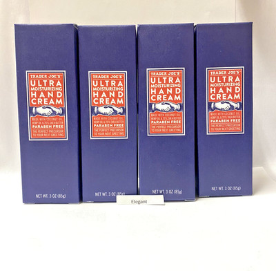 New in Box Trader Joe s Ultra Moisturizing Hand Cream 3 Oz Each x 4 Pack