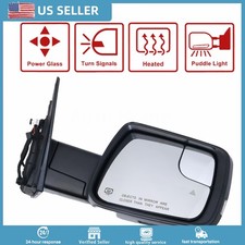 For 2019-2024 Ram 1500 Right Passenger Side Power Mirror Assy Heated Fold Chrome