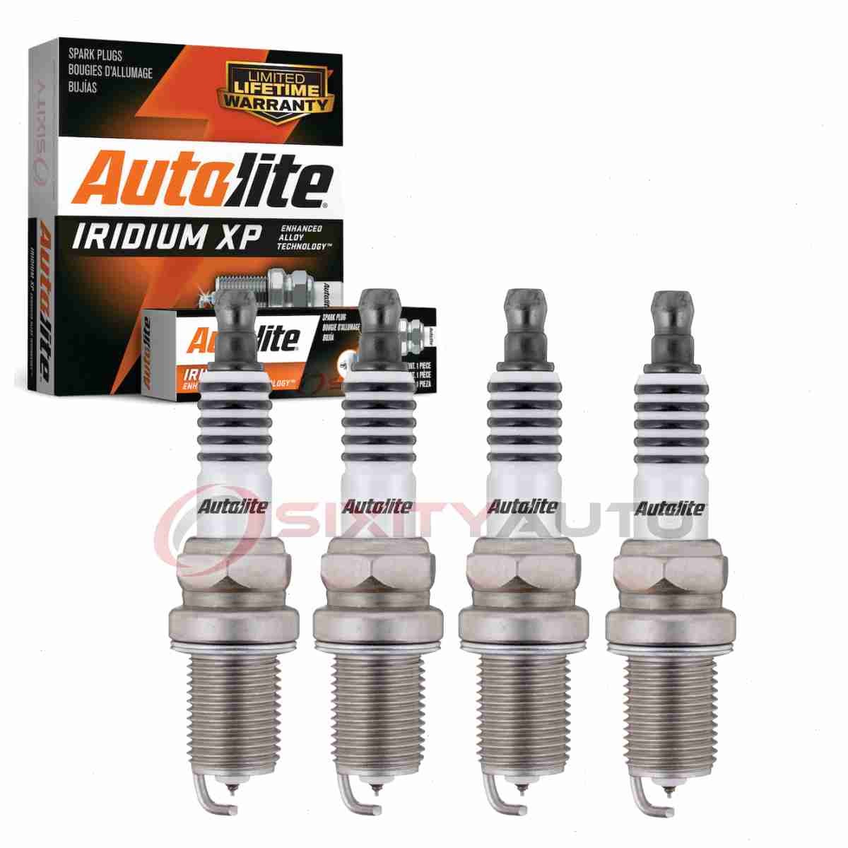 4 pc Autolite Iridium XP Spark Plugs for 1996-1998 Chrysler Sebring 2.4L L4 vg