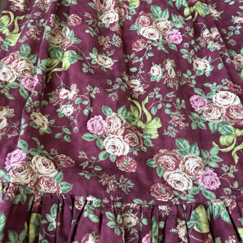 Pioneer Colonial Prairie Costume Floral Full Skirt, Size Medium Williams Creek - Picture 2 of 8