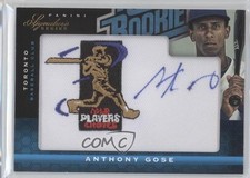 2012 National Treasures Signature Series 84/99 Anthony Gose #153 Patch Auto 9nn