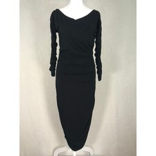 Baum und Pferdgarten Ruched Pencil Midi Dress Medium Sexy Tight Party Evening