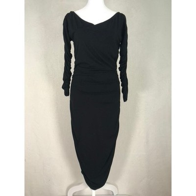 Baum und Pferdgarten Ruched Pencil Midi Dress Medium Sexy Tight Party  Evening | eBay