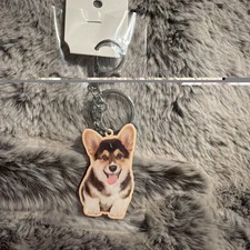 Sweet 2D Corgi Keychain/bag Charm NWT
