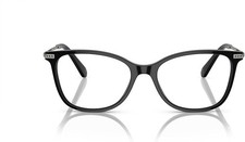 Swarovski SK2010 Womens 52 mm Square Eyewear Glasses Black Frame Studded