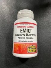 Natural Factors Bioactive Quercetin EMIQ 50mg, 60 Vegetarian Capsules
