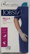 JOBST BELLA LITE Lymphedema Medical Compression Beige GLOVE 20-30 mmHg Size 4