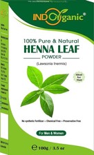 Indo Organic Pure and Natural Heena Leaf Powd...