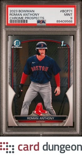 Roman Anthony 2023 Bowman Chrome Prospects #BCP71 - 89409568 PSA 9