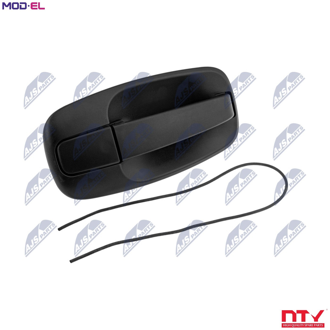 Door handle Right Front black EZC-RE-140 NTY for RENAULT NISSAN OPEL - Image 10