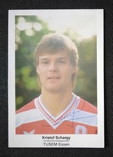 7601 Kristof Schargy TUSEM Jedzenie Piłka ręczna Karta z autografem oryginalnie podpisana