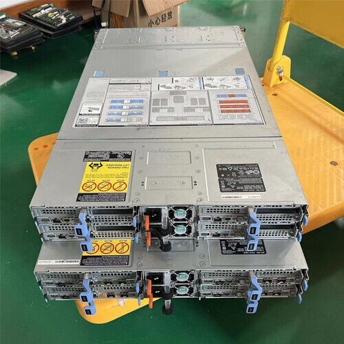 Dell PowerEdge C6400 24bay Server/4X C6525 Node/8X EPYC 7542 CPU 32C/16x32G RAM - Picture 1 of 2