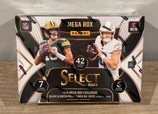 2024 Panini Select Football Mega Box New Black and Green Shock Prizm