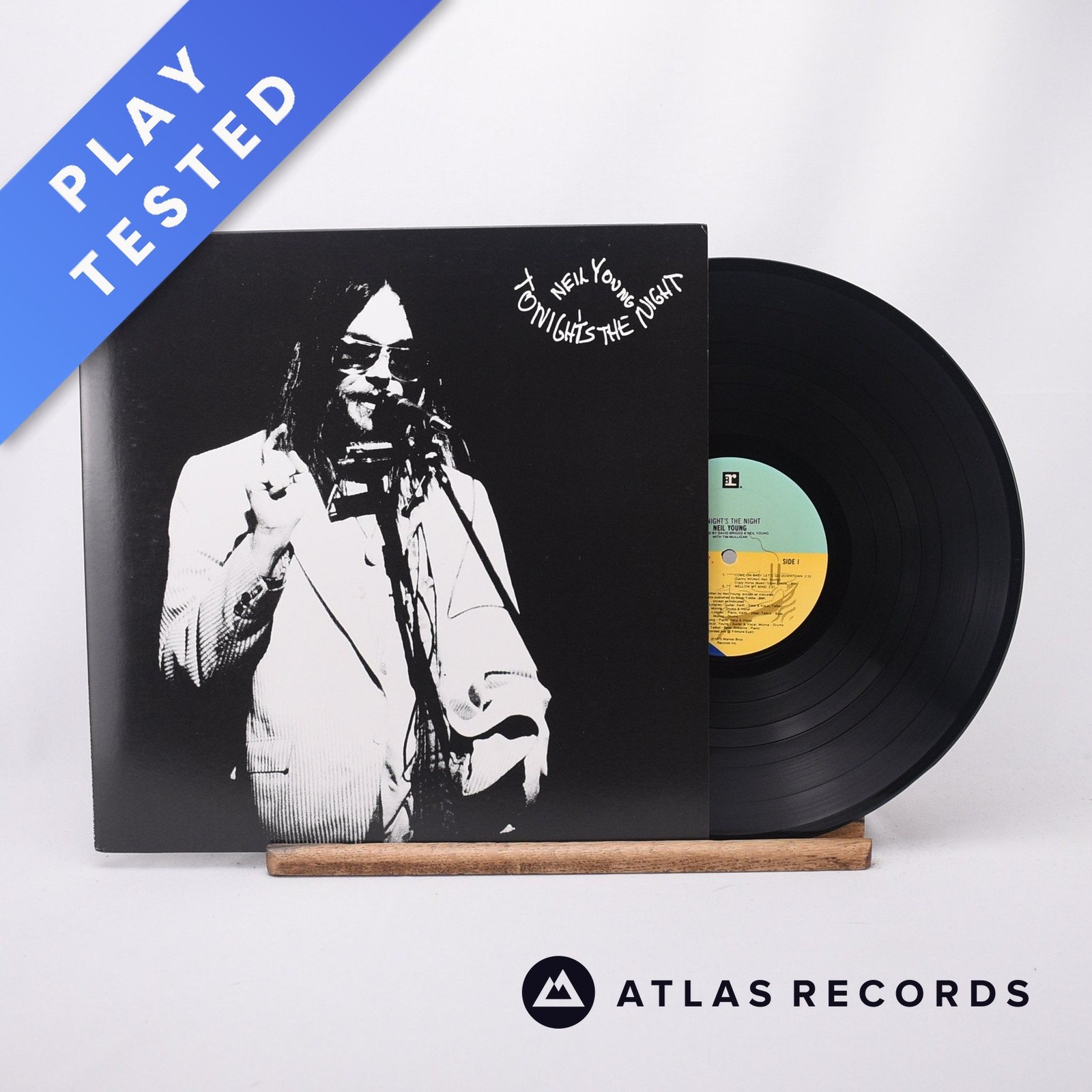 Neil Young Tonight's The Night Reissue Gatefold Us LP Album Vinyl Record - EX/EX