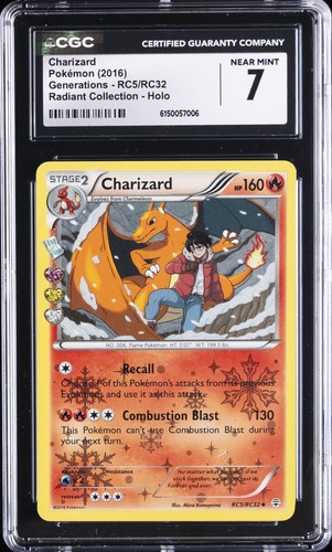 Charizard graded CGC 7 for sale on eBay