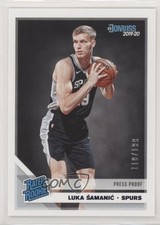 2019 Panini Donruss Rated Rookie Press Proof Purple /199 Luka Samanic #218 3f2