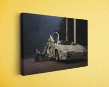 Wolf of Wall Street Lambo Scene Canvas Print - Iconic Movie Wall Art