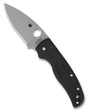 Spyderco Shaman Lightweight 3.58" Plain Edge Folding Pocket Knife C229PBK