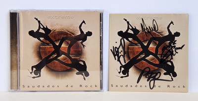 Extreme Saudades De Rock CD 2008 Open E Records + Extra Signed Booklet Excellent
