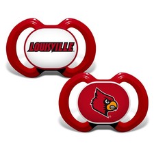BabyFanatic - Louisville Cardinals - Officially Licensed NCAA Pacifier 2-Pack