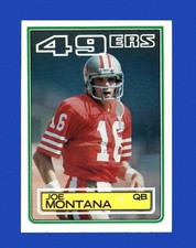 1983 Topps Set-Break #169 Joe Montana EX-EXMINT *GMCARDS*