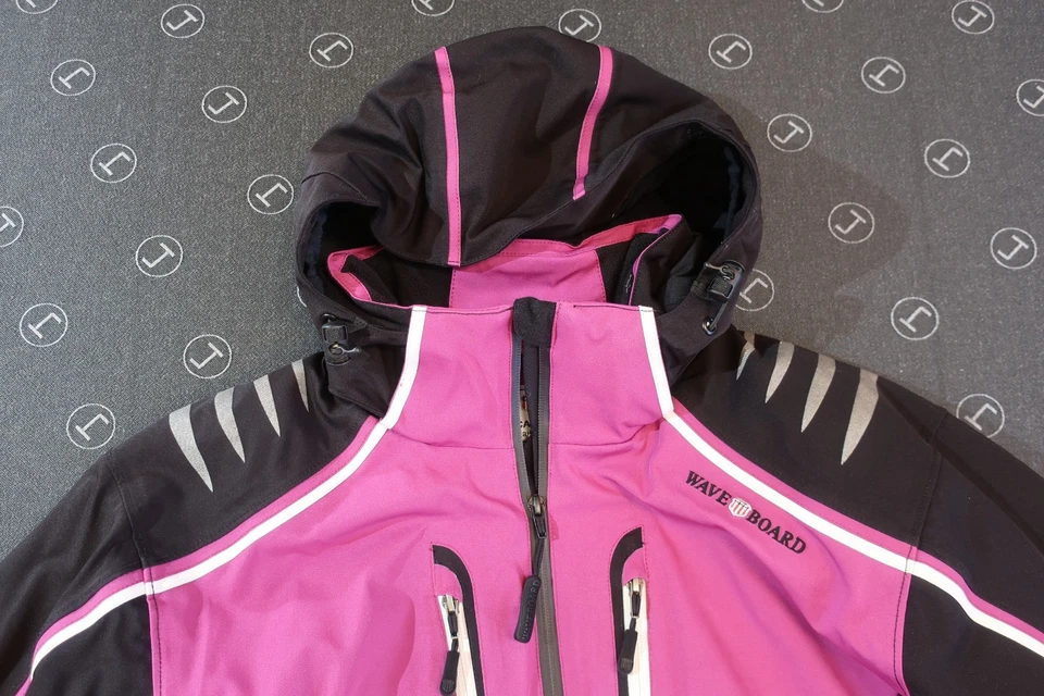 Waveboard Skijacke Damen, Gr. 42,  Schwarz-Lila,    TOP  Zustand - Bild 2 von 4