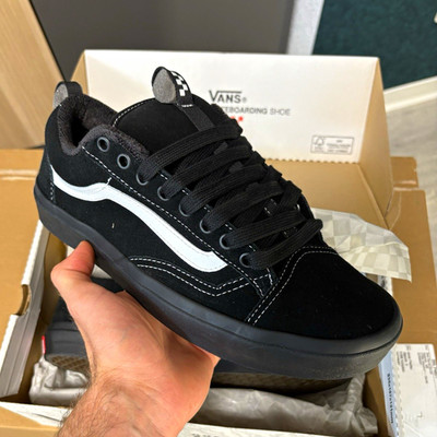 VANS Skate Old Skool 36+ Herren Sneaker Schwarz/Weiß Low Top EU 43