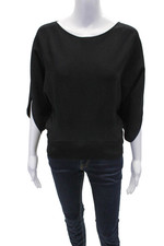 Stella McCartney Womens Textured Lined Shirt Black Size EUR 42