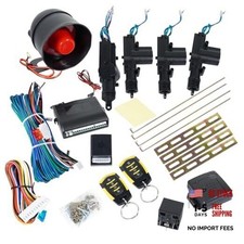 Car Remote Central Locking Kit Keyless Car Door Anti-Theft Alarm System Kit