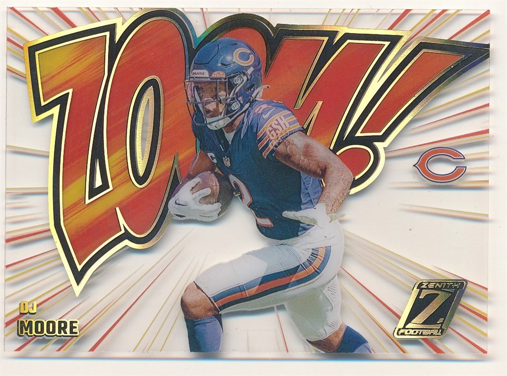 DJ MOORE 2023 PANINI ZENITH #29 ZOOM CASE HIT INSERT CHICAGO BEARS RARE MINT SP