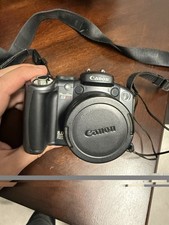 Canon Powershot S5 IS Digital Bridge Camera 8Mp 12X Optical Zoom Tested With Bag