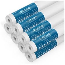 1400 Grade 10M Roll Lining Paper for Walls Thick Paintable White Wallpaper DIY