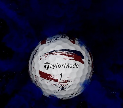 Taylormade NFL New England Patriots Speedsoft Ink 3 Golf Balls One Sleeve - Picture 3 of 4